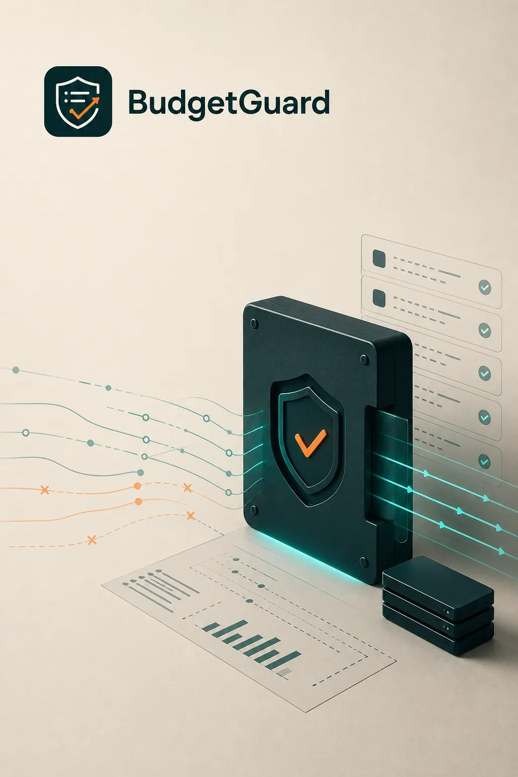BudgetGuard security and budget control illustration